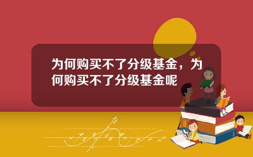 为何购买不了分级基金，为何购买不了分级基金呢