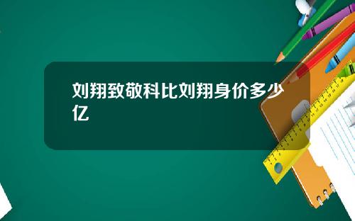 刘翔致敬科比刘翔身价多少亿