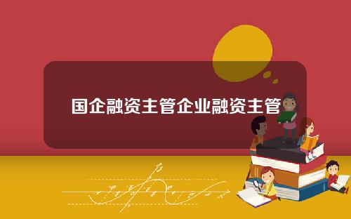 国企融资主管企业融资主管