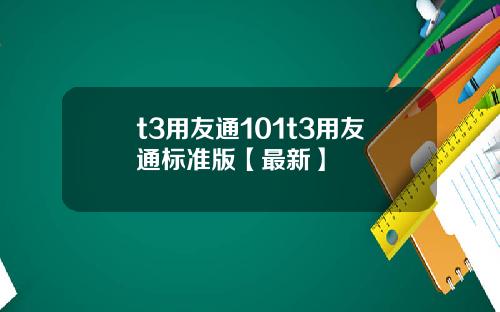 t3用友通101t3用友通标准版【最新】