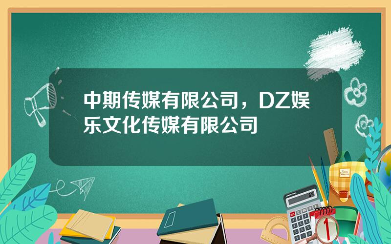 中期传媒有限公司，DZ娱乐文化传媒有限公司