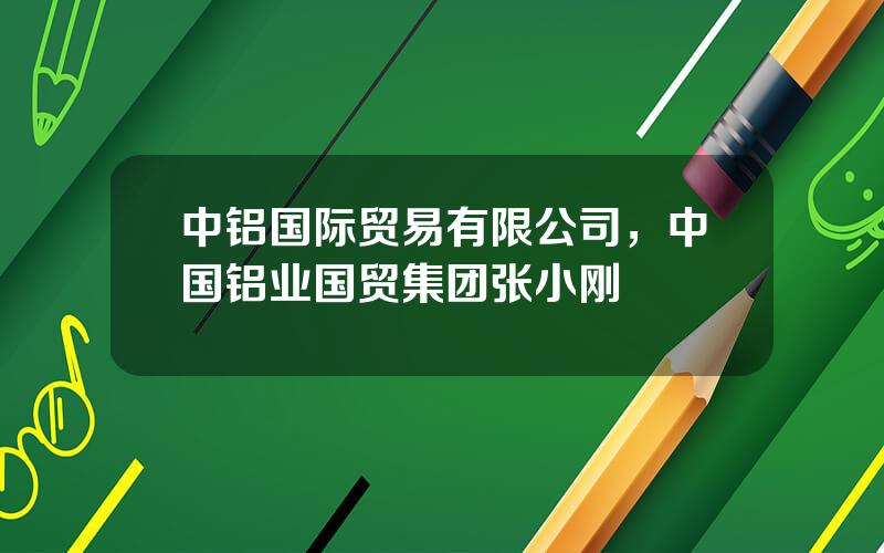 中铝国际贸易有限公司，中国铝业国贸集团张小刚