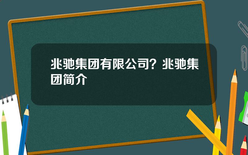 兆驰集团有限公司？兆驰集团简介